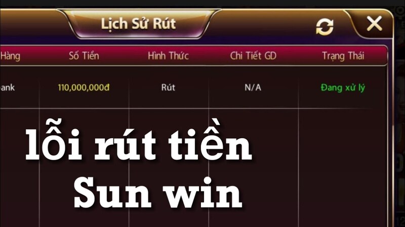 Lưu Ý Khi Thực Hiện Giao Dịch Rút Tiền Sunwin